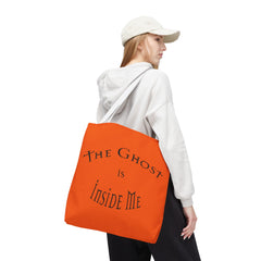 Christian Halloween Tote Bag, The Ghost is Inside Me, Halloween Satire, Halloween Tote, Halloween Christian Bag