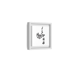 Square Framed Premium Gallery Wrap Canvas "Jesus Christ Acrostic"