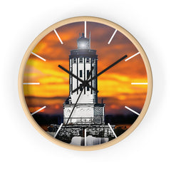Wall Clock "Angels Gate Sunset"