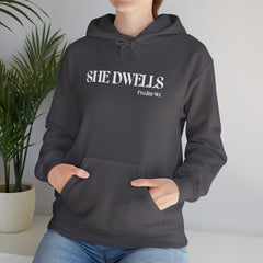 Heavy Blend™ Hoodie Sweatshirt "She Dwells" mistic