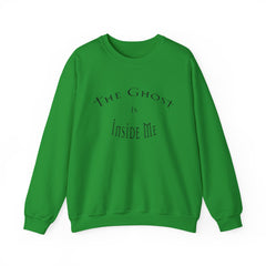 Heavy Blend Crewneck Sweatshirt "The Ghost is Inside Me" w