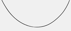 925 Sterling Silver Black Rhodium Necklace Chain Rolo Rope Snake 16"-20"