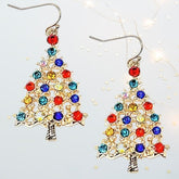 christmas tree earrings
