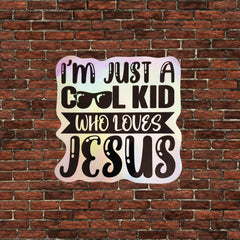 Holographic Stickers "Cool Kid"