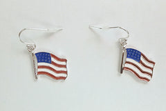 American Flag Earrings
