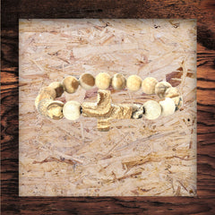 Jasper Cross Stretch Bracelet