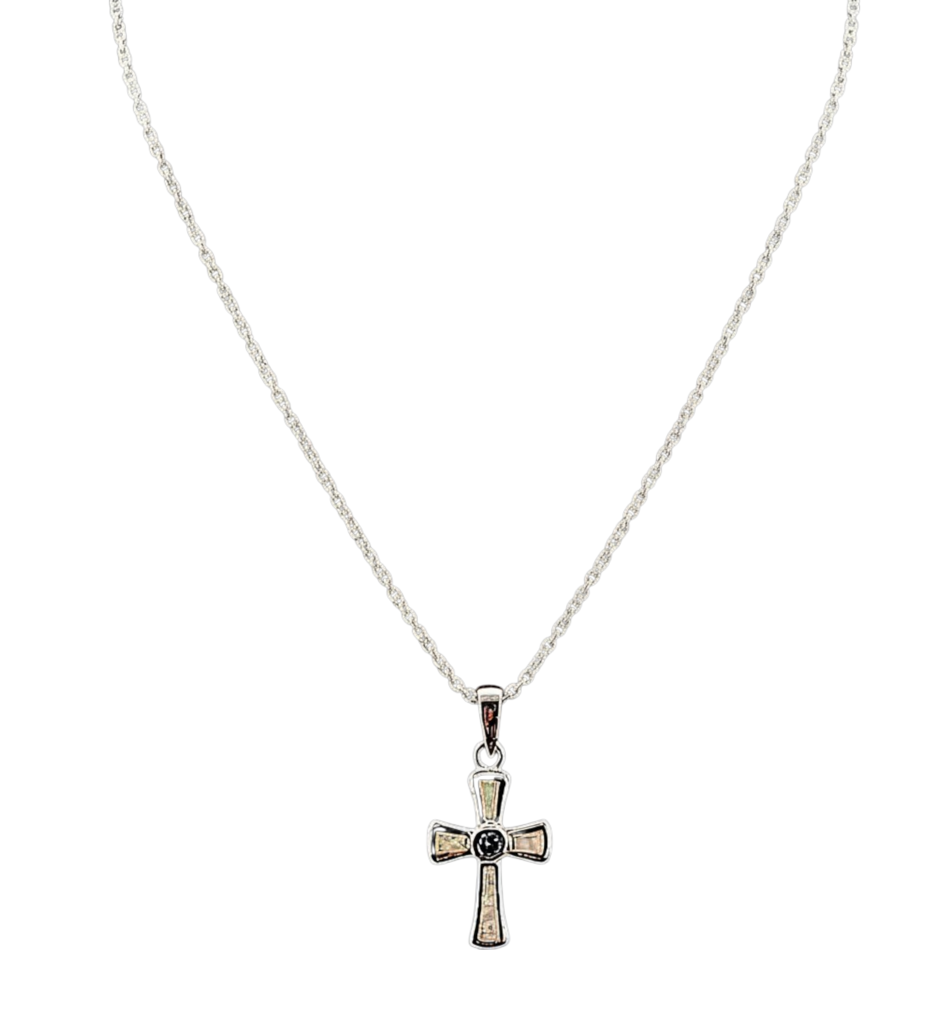 White Opal Cross
