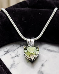 Heart Shaped Peridot
