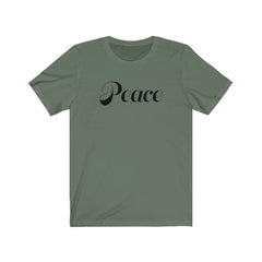 Bella & Canvas Short Sleeve Tee "Peace" black font (4766738088030)