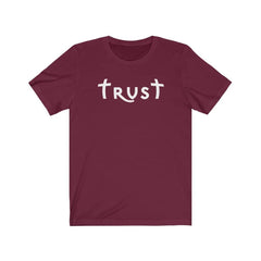 Bella & Canvas Short Sleeve Tee "Trust" white font (4771110781022)