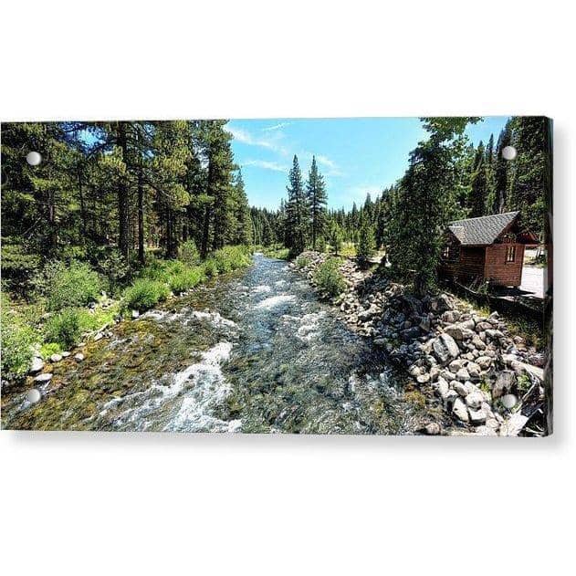Acrylic Print Truckee River In Tahoe City Acrylic Print (2840682496100)