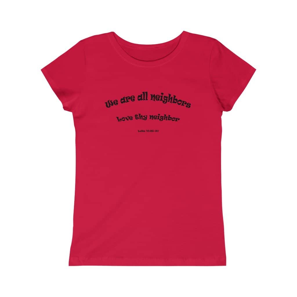 Girls Princess Tee "Neighbors" (4612668588126)