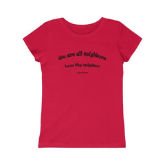 Girls Princess Tee "Neighbors" (4612668588126)