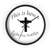 Wall clock "Battles" (4378043678814)