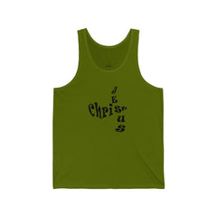 Bella & Canvas 3480 Jersey Tank "Jesus Christ" in 17 Colors and 6 Sizes (3556781949028)