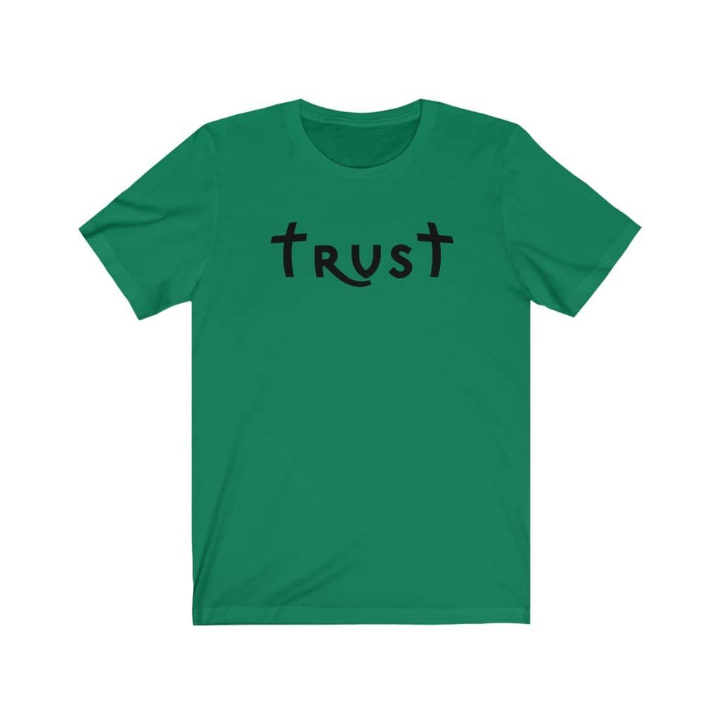 Bella & Canvas Short Sleeve Tee "Trust" black font (4770787754078)