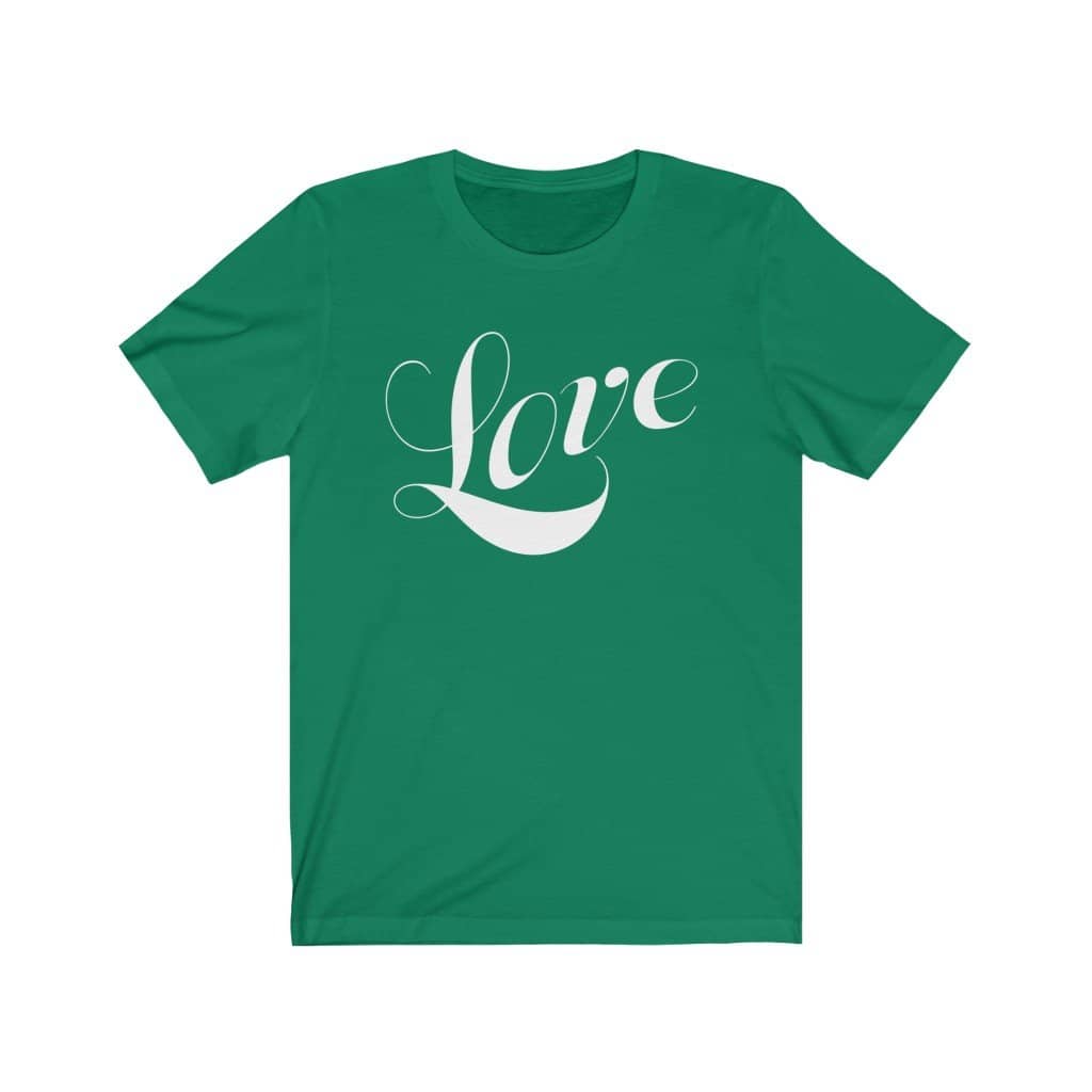 Bella & Canvas Short Sleeve Tee "Love" (4734351442014)