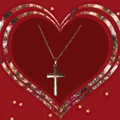 Rose Gold Cross