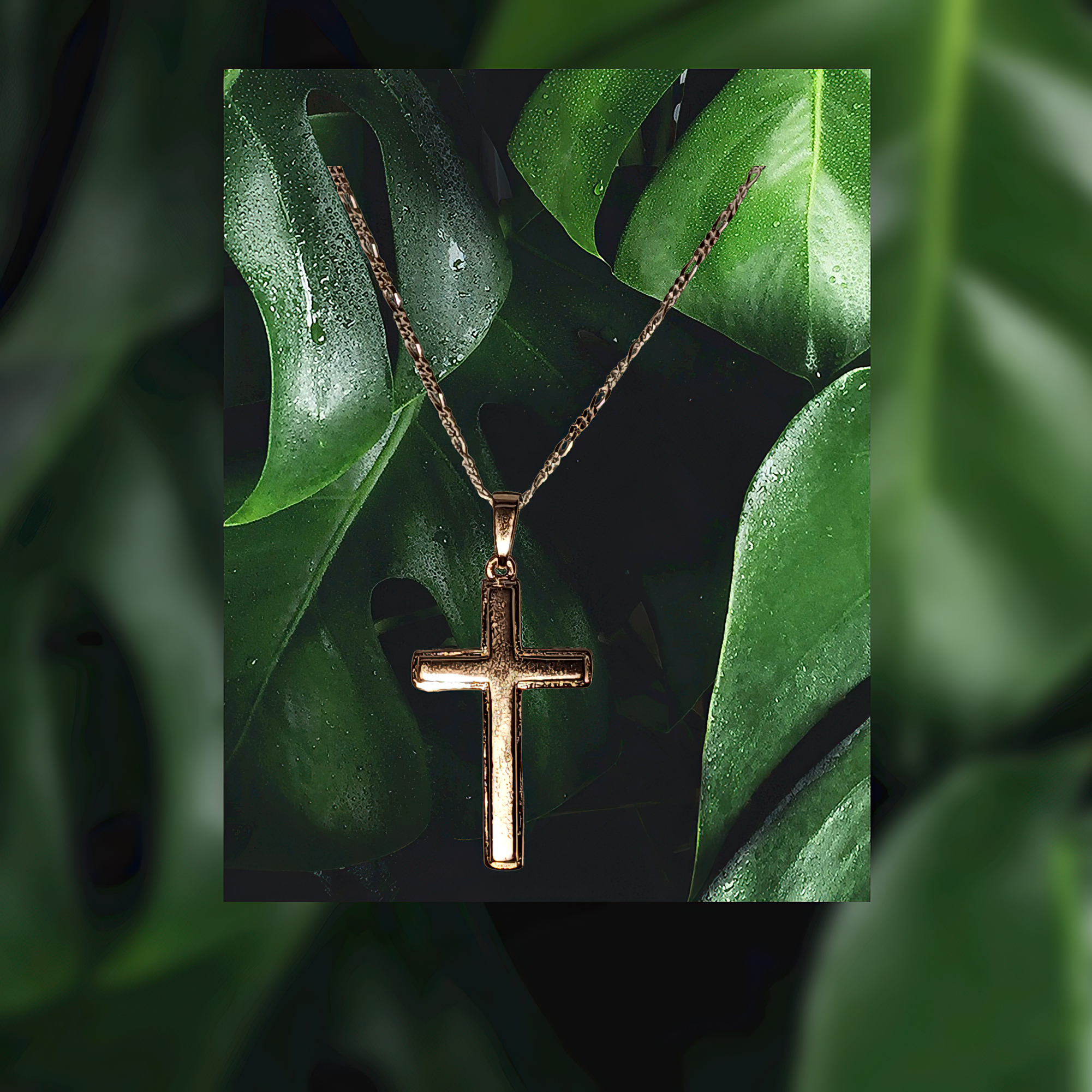 Rose Gold Cross