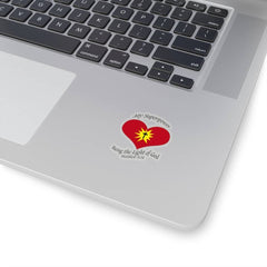 Kiss-Cut Stickers "Superpower" in White or Transparent (3506855182436)