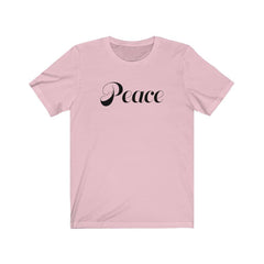 Bella & Canvas Short Sleeve Tee "Peace" black font (4766738088030)