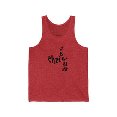 Bella & Canvas 3480 Jersey Tank "Jesus Christ" in 17 Colors and 6 Sizes (3556781949028)