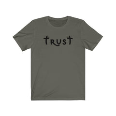 Bella & Canvas Short Sleeve Tee "Trust" black font (4770787754078)