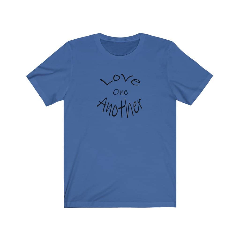 Jersey Short Sleeve Tee "Love One Another" (4780178112606)