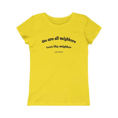 Girls Princess Tee "Neighbors" (4612668588126)