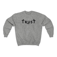 Heavy Blend™ Crewneck Sweatshirt "Trust" black font (4757053472862)