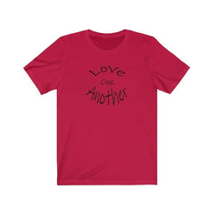 Jersey Short Sleeve Tee "Love One Another" (4780178112606) (4780194857054)