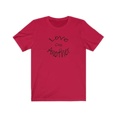 Jersey Short Sleeve Tee "Love One Another" (4780178112606)