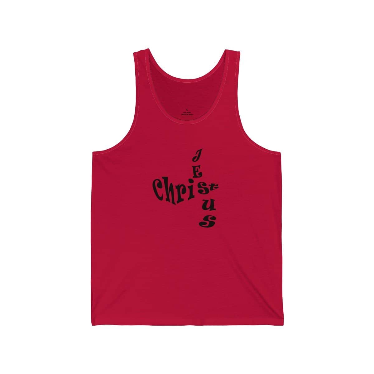 Bella & Canvas 3480 Jersey Tank "Jesus Christ" in 17 Colors and 6 Sizes (3556781949028)
