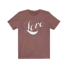 Bella & Canvas Short Sleeve Tee "Love" (4734351442014)