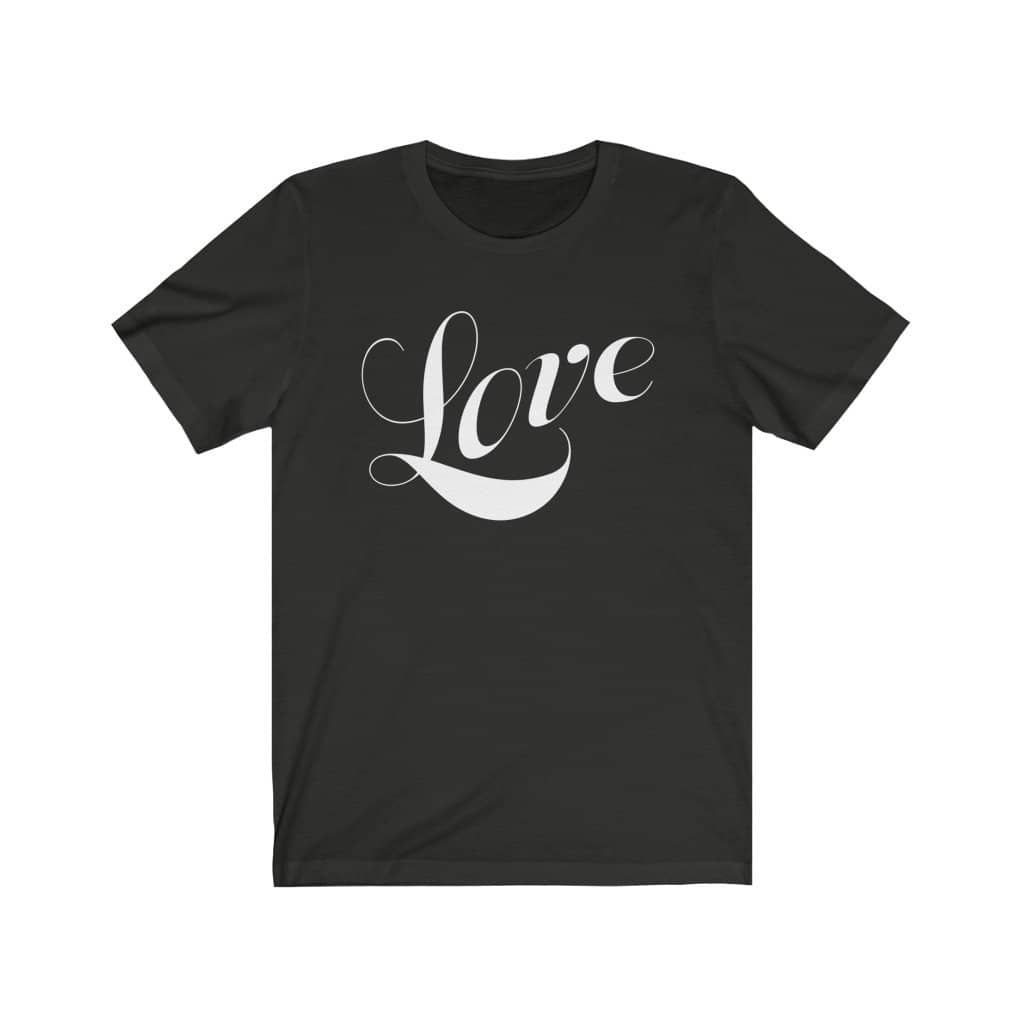 Bella & Canvas Short Sleeve Tee "Love" (4734351442014)