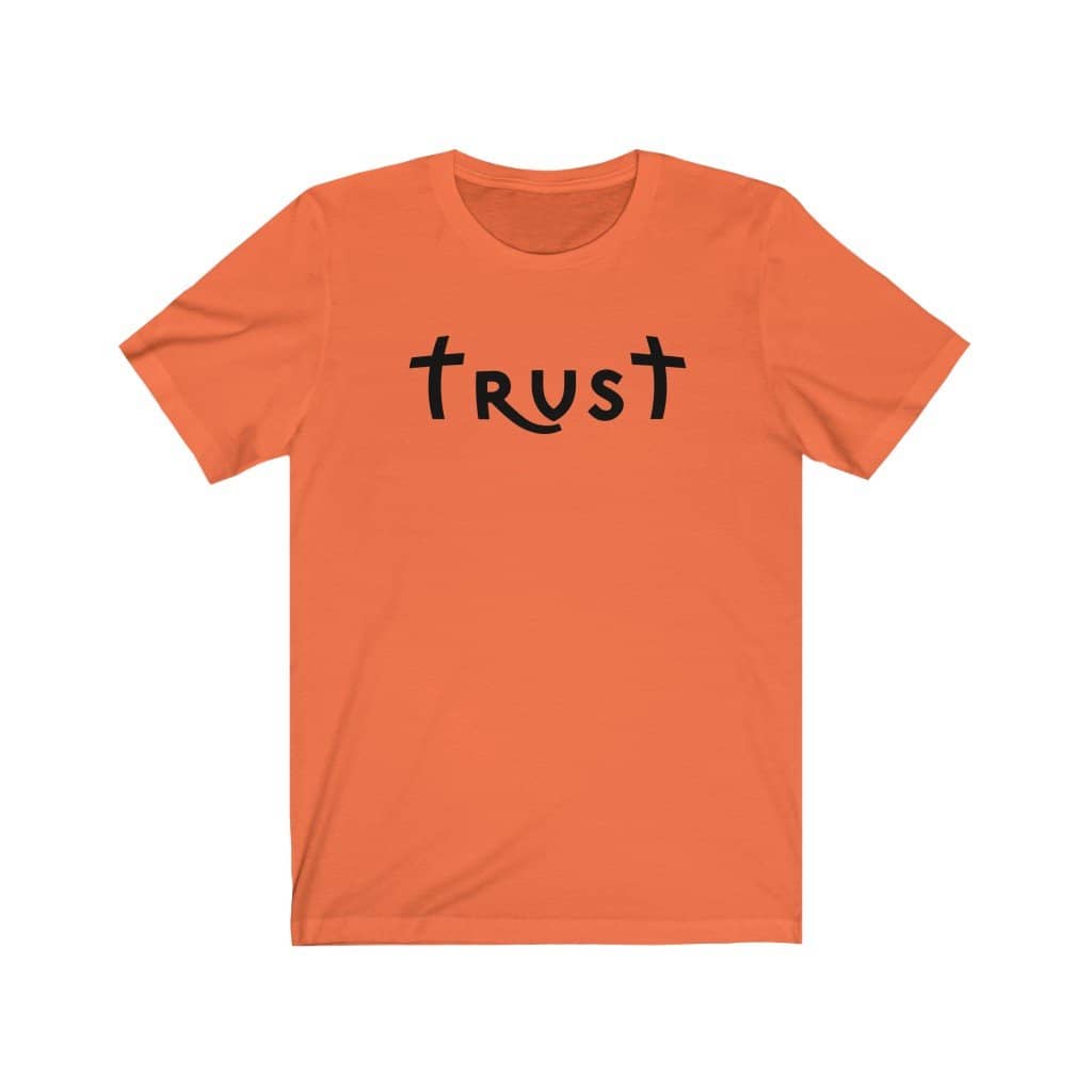Bella & Canvas Short Sleeve Tee "Trust" black font (4770787754078)