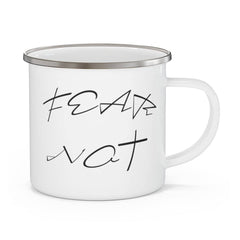 Enamel Camping Mug "Fear Not"
