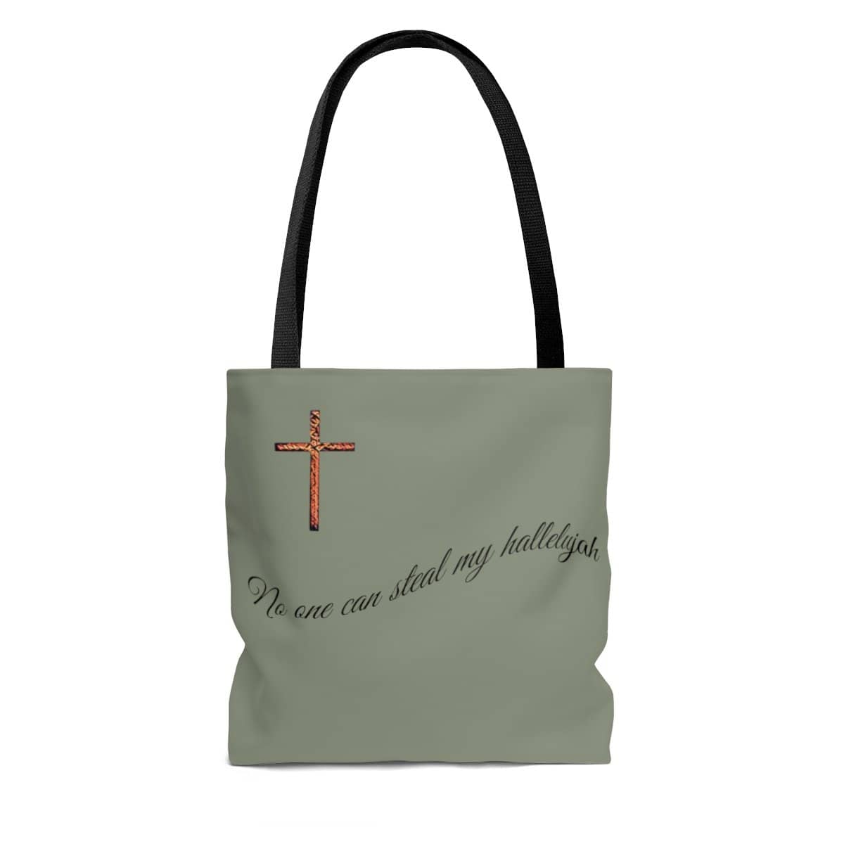 AOP Tote Bag "No one can Steal my Hallelujah" in 3 Sizes (3958264922206)