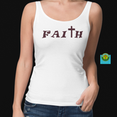 Women's Ideal Racerback Tank "Faith" a.a.