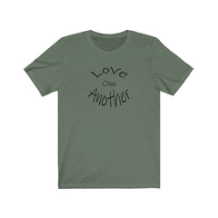 Jersey Short Sleeve Tee "Love One Another" (4780178112606) (4780194857054)