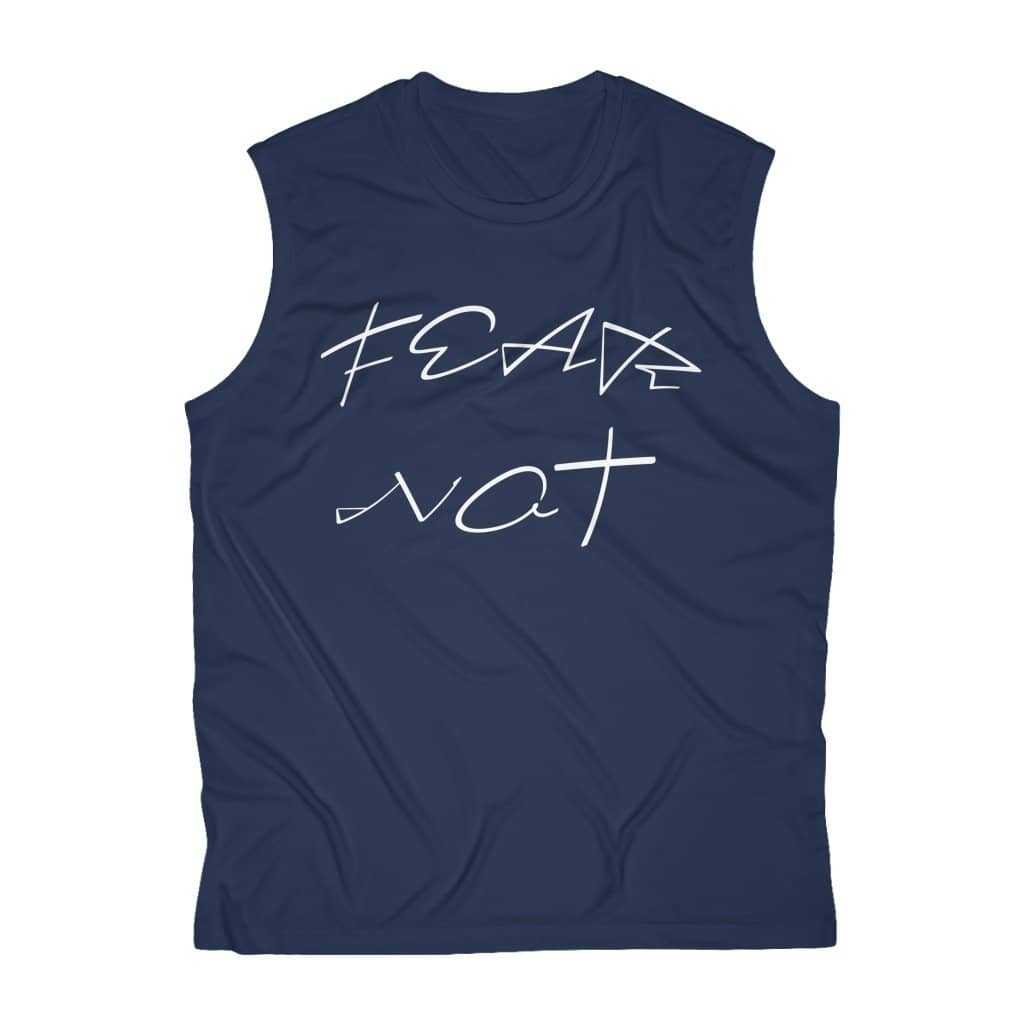 Sleeveless Performance Tee "Fear Not" (4605196435550)