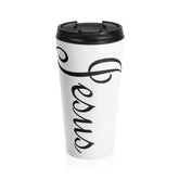 Stainless Steel Travel Mug Jesus Mug (3329427275876)