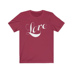 Bella & Canvas Short Sleeve Tee "Love" (4734351442014)