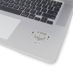 Kiss-Cut Stickers "Be Strong and Courageous" in 4 Sizes (3958407397470)