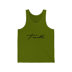 Bella & Canvas 3480 Jersey Tank "Faith" in 17 Colors and 6 Sizes (3323161673828)