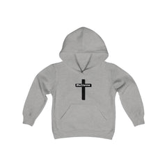 Youth Heavy Blend Hooded Sweatshirt "Believe" swift