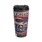 Stainless Steel Travel Mug Tsunami Hazard Zone Mug (3074153644132)