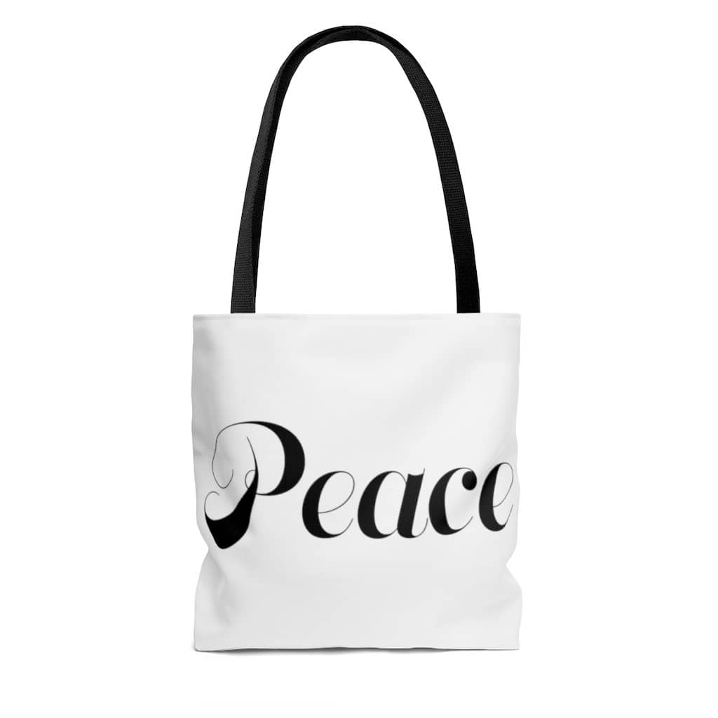 AOP Tote Bag "Peace" (4782479999070)