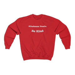 Heavy Blend™ Crewneck Sweatshirt "Be Kind" in 7 Colors and 8 Sizes (4453363581022)