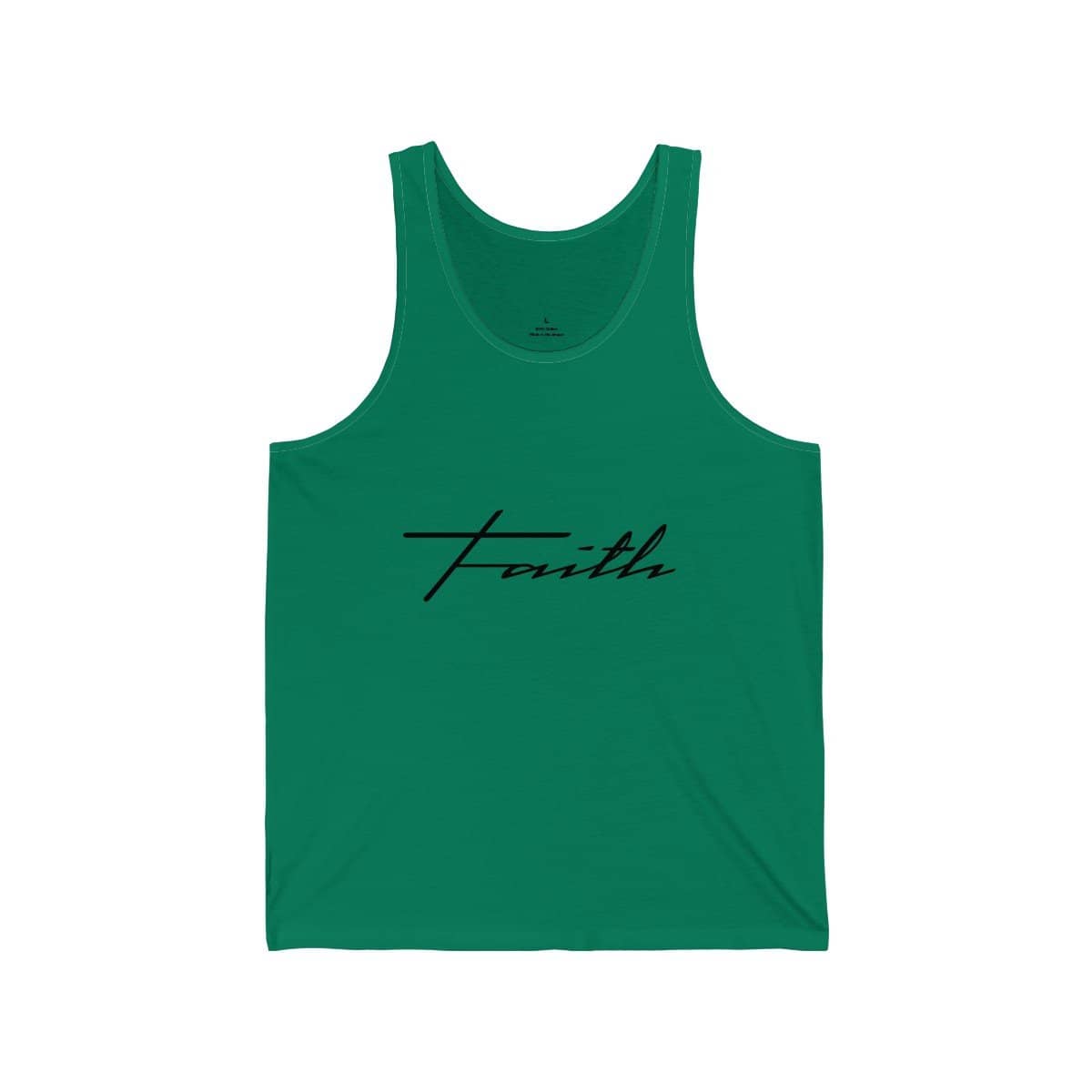 Bella & Canvas 3480 Jersey Tank "Faith" in 17 Colors and 6 Sizes (3323161673828)